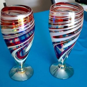 NWOT Ice Cream Soda Glasses